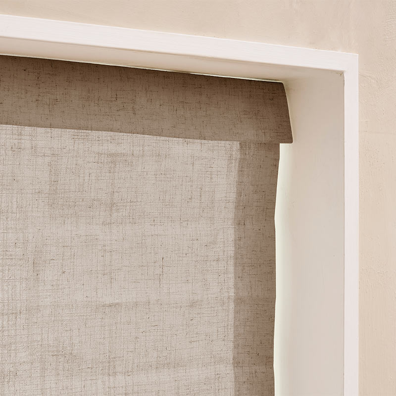 Vouwgordijn Delicate - Donker zand taupe