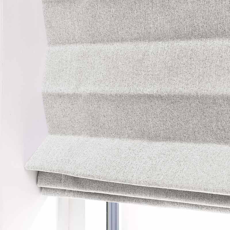 Vouwgordijn motor verduisterend Midnight - Off white
