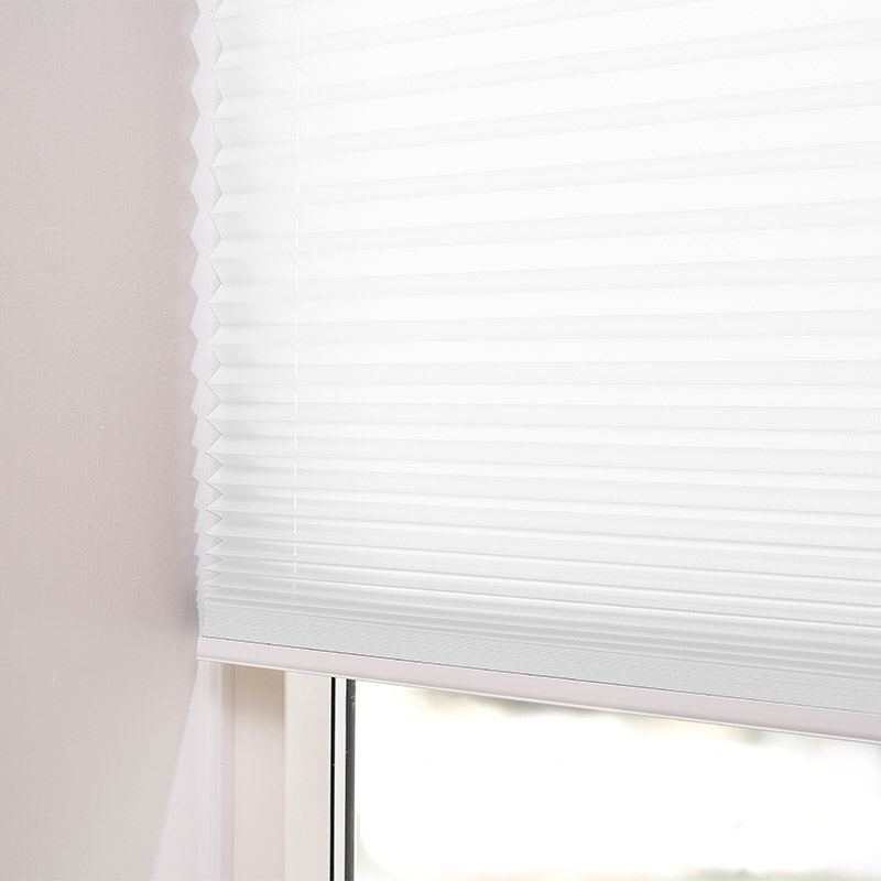 Plisségordijn easylift greep Off white 