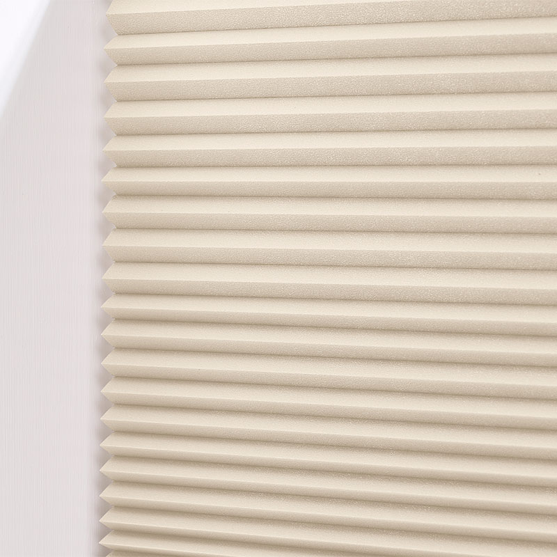 Plisségordijn top-down bottom-up verduisterend Honingraat beige