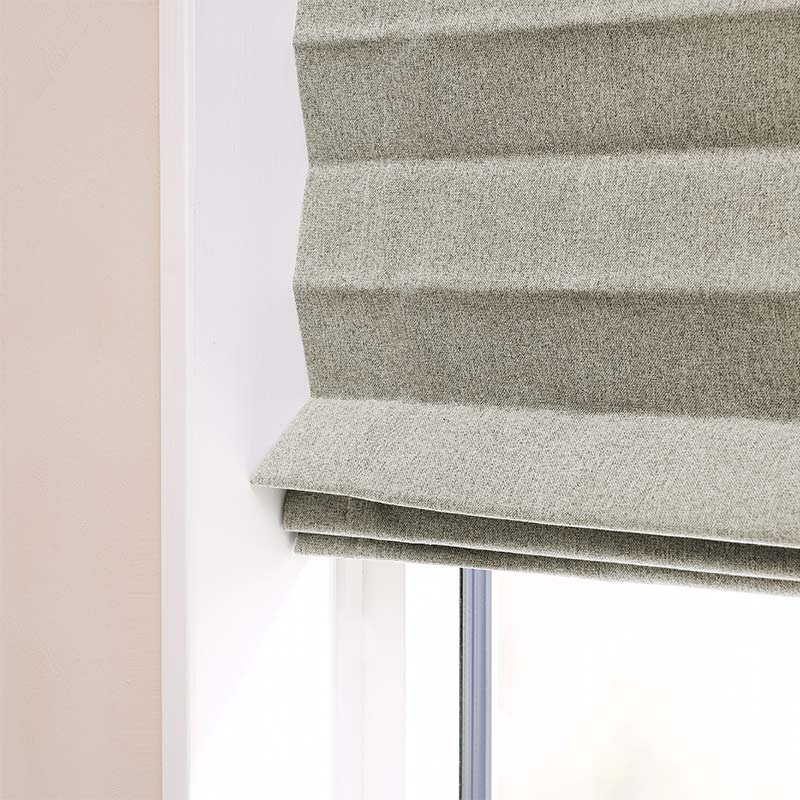 Vouwgordijn motor verduisterend Midnight - Taupe
