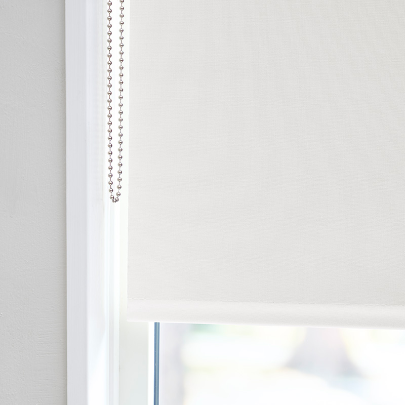 Express gerecycled rolgordijn stalen ketting verduisterend Off white
