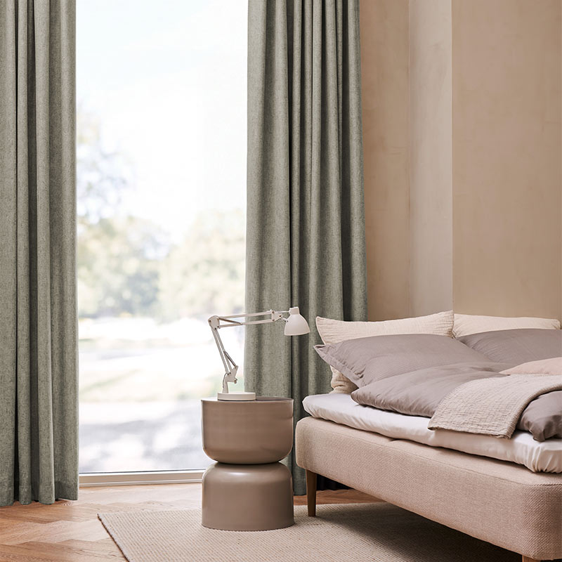 Verduisterende gordijnen Midnight - Ash taupe