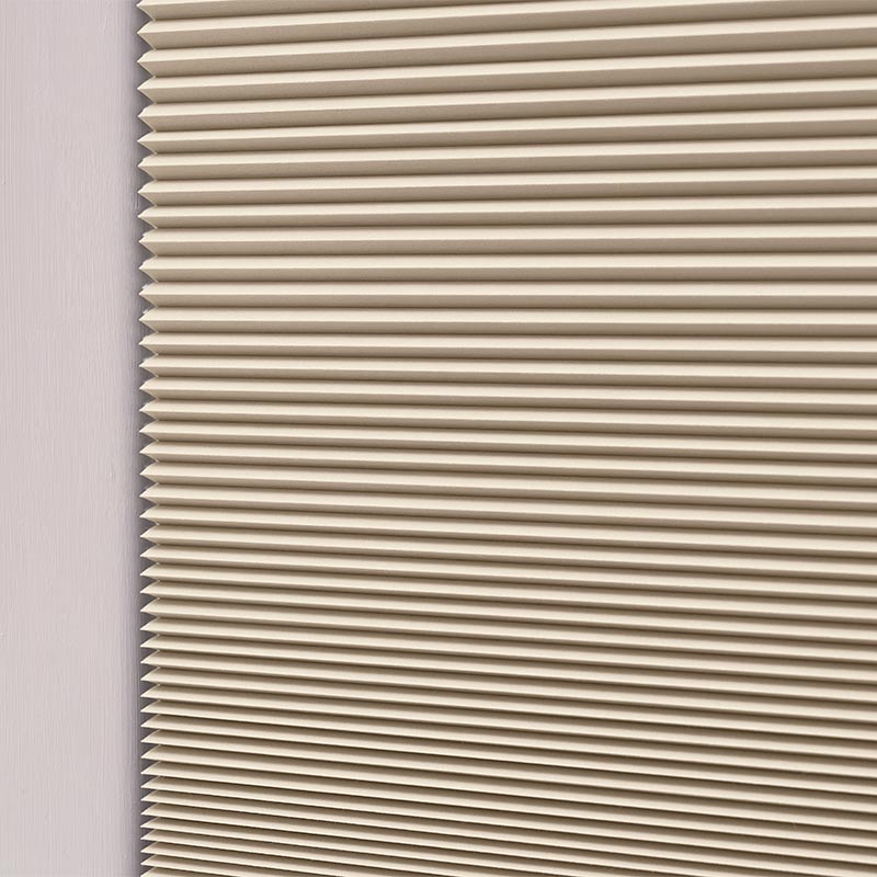 Plisségordijn top-down bottom-up koord verduisterend Honingraat beige