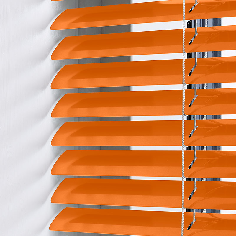 Aluminium jaloezieën 25mm Oranje