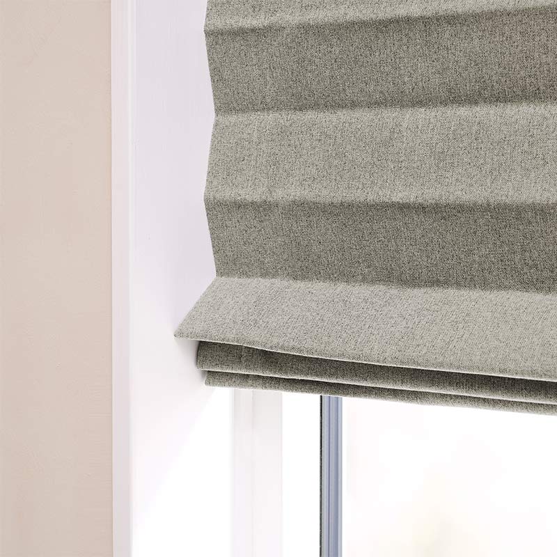Vouwgordijn motor verduisterend Midnight - Ash taupe