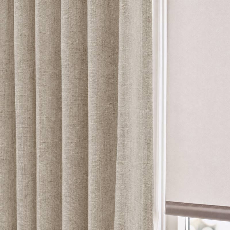 Gordijnen Delicate - Donker zand taupe