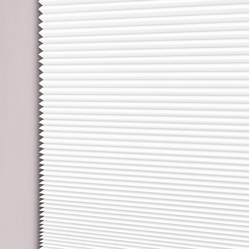 Plisségordijn top-down bottom-up koord Honingraat off white