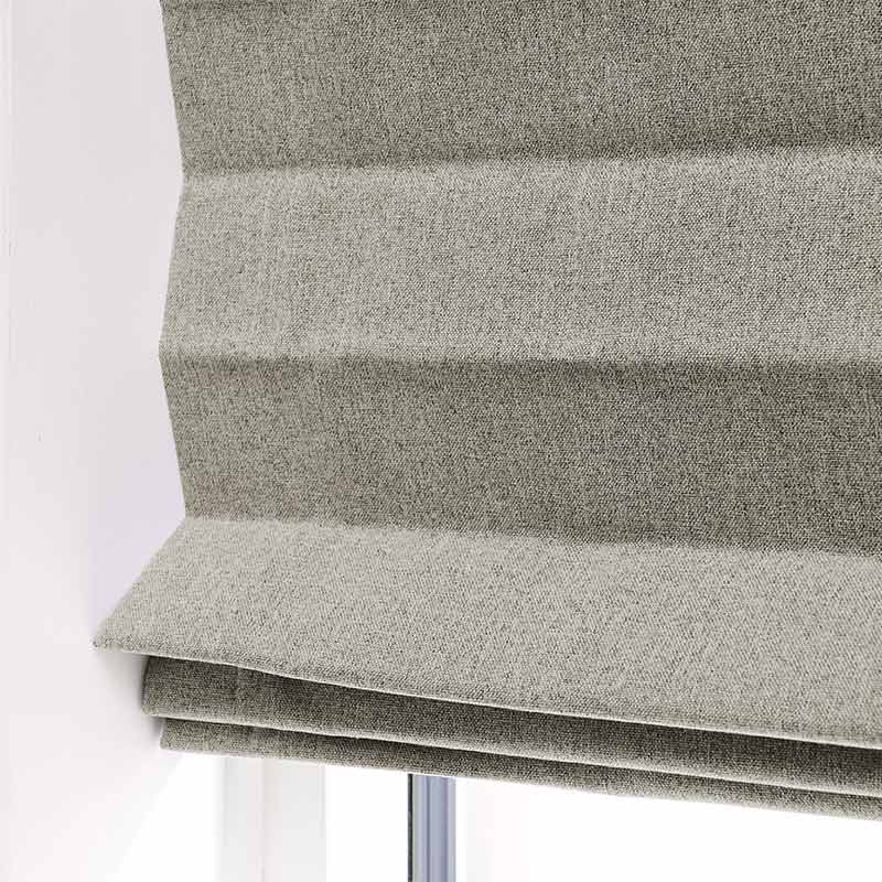 Vouwgordijn motor verduisterend Midnight - Ash taupe
