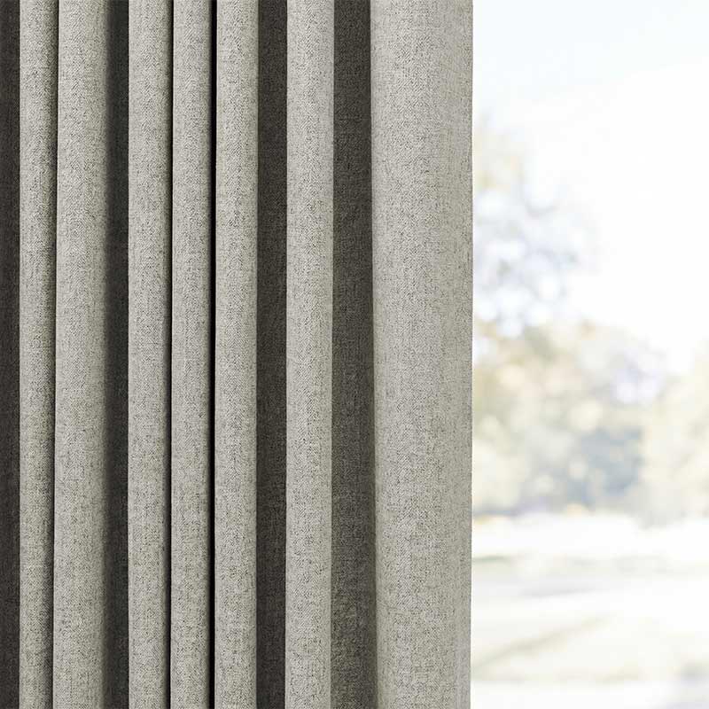 Verduisterende gordijnen Midnight - Ash taupe
